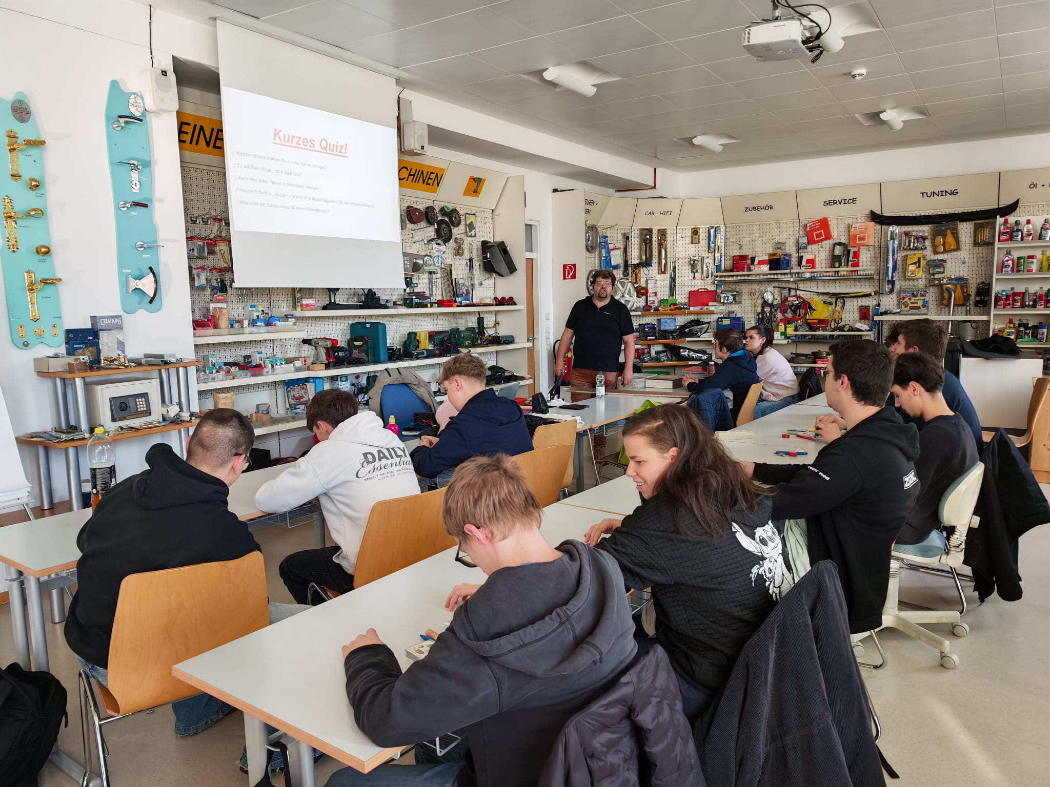 Vortrag über Bodenbeläge