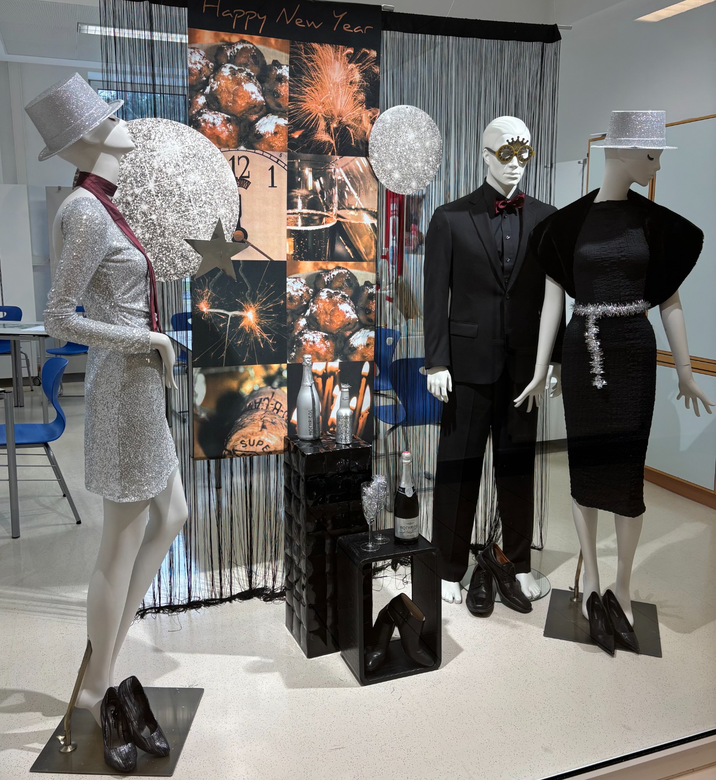 Silvesterstimmung im Schaufenster Silvesterstimmung im Schaufenster