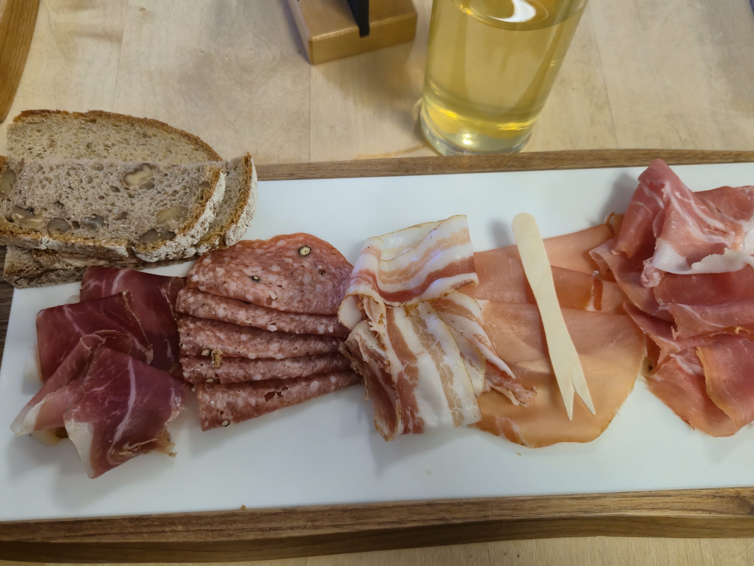 Schinken und Schokolade