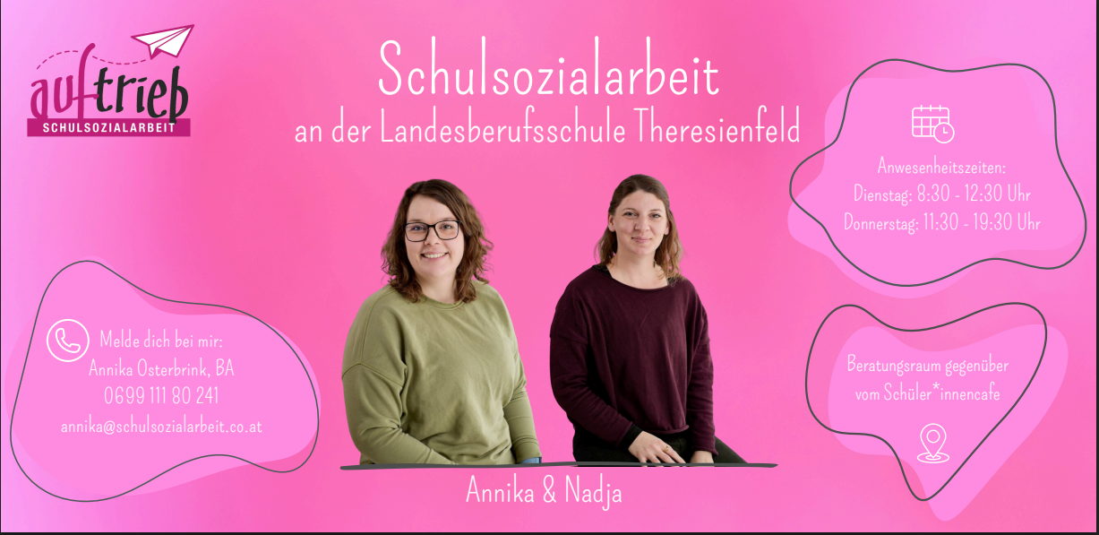 Schulsozialarbeit an der LBS Theresienfeld_Annika_und_Nadja