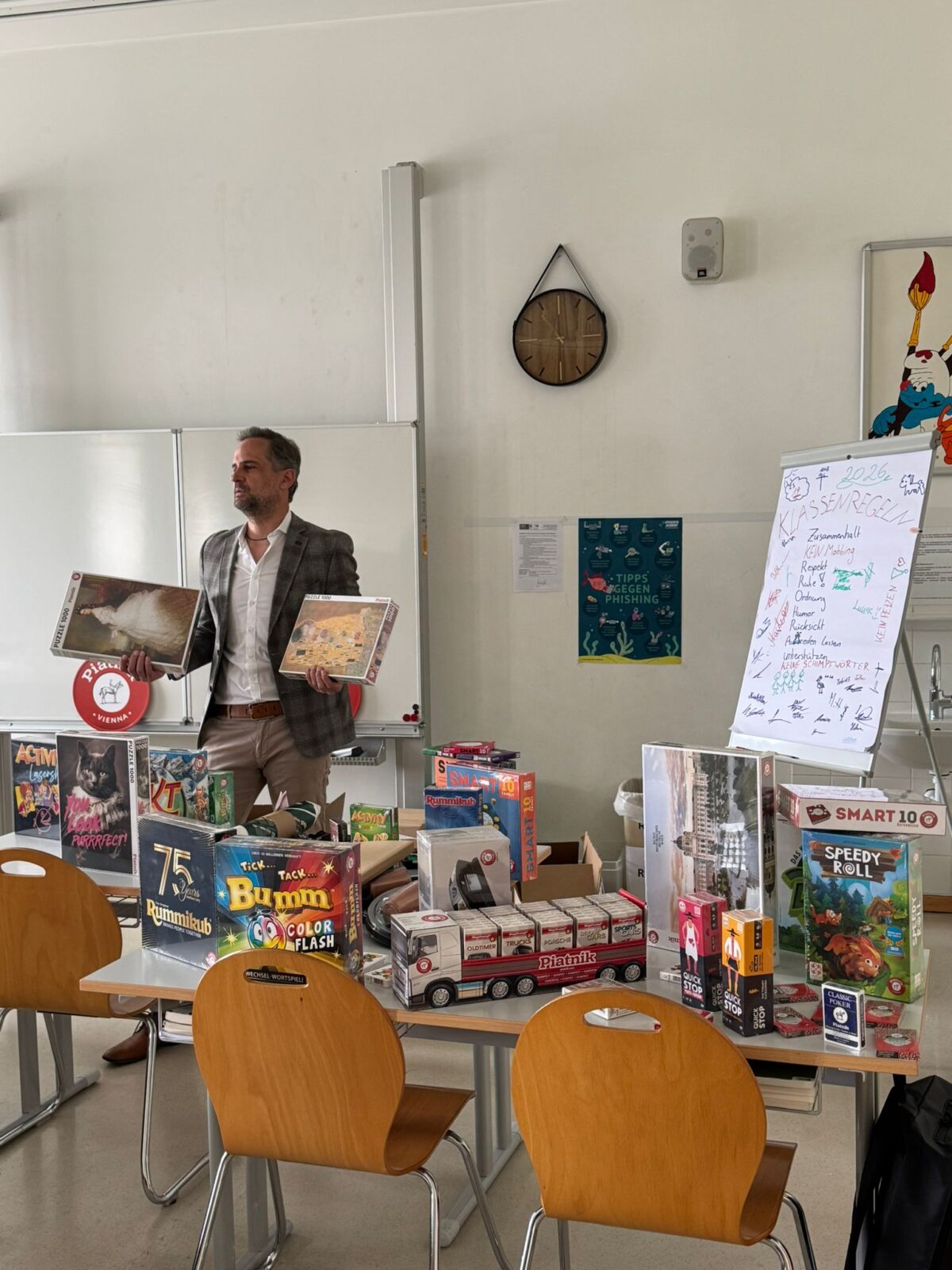 Spannende Produktschulung mit der Firma Piatnik