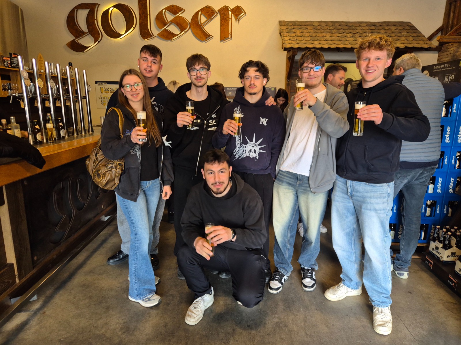 Exkursion der 3LH3: Braukunst, Shopping und Weinbau