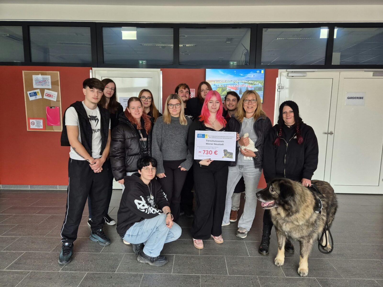 730,- Euro für den Tierschutzverein Wiener Neustadt!